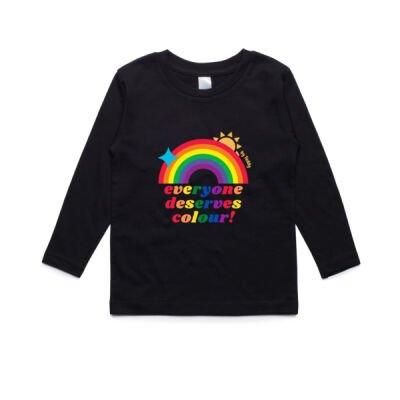 Everyone Deserves Colour youth longsleeve tee Thumbnail