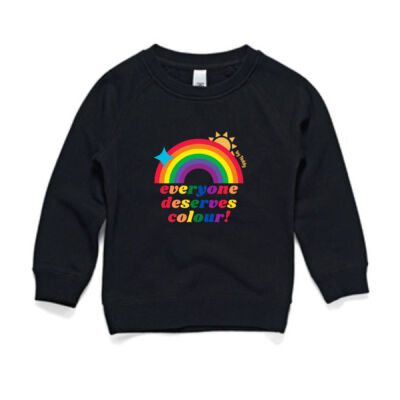 Everyone Deserves Colour kids' crew sweatshirt Thumbnail