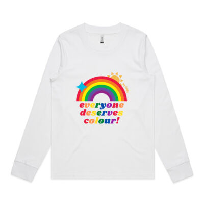Everyone Deserves Colour Women's long sleeve tee Thumbnail