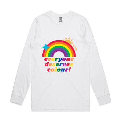 Everyone Deserves Colour men's/unisex long sleeve tee Thumbnail