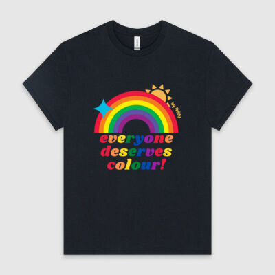 Everyone Deserves Colour men's/unisex heavy cotton tee Thumbnail